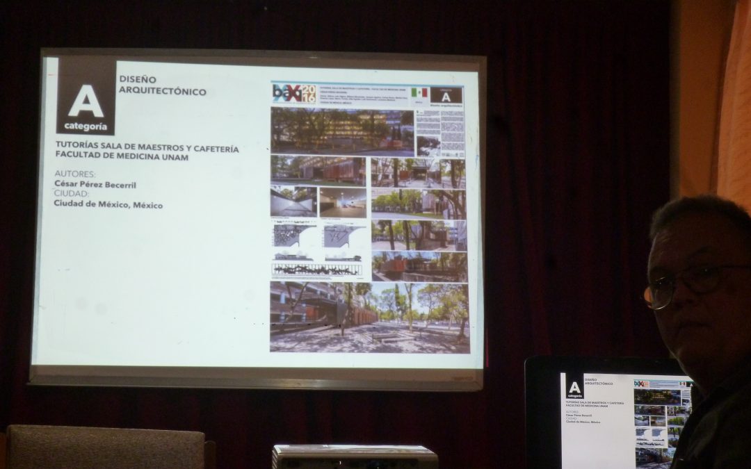 Presentación de las obras premiadas en la XX BAQ2016 en el XI Salón de Arquitectura y Urbanismo en Cuba