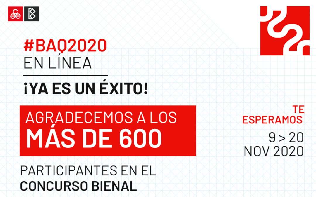 Más de 600 participantes en el Concurso Bienal 2020