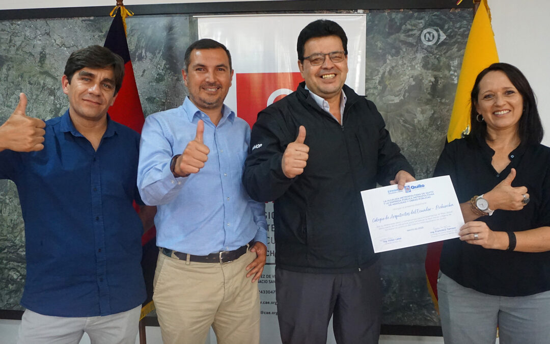 Municipio y el Colegio de Arquitectos de Pichincha unen esfuerzos para promover el ‘Plan Árbol’